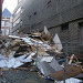 Pile of building waste from demolition