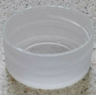 clear plastic bottle cap